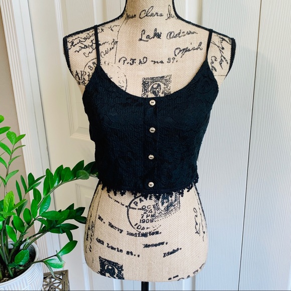 Paper Crane Tops - Paper Crane lace crop top or bralette